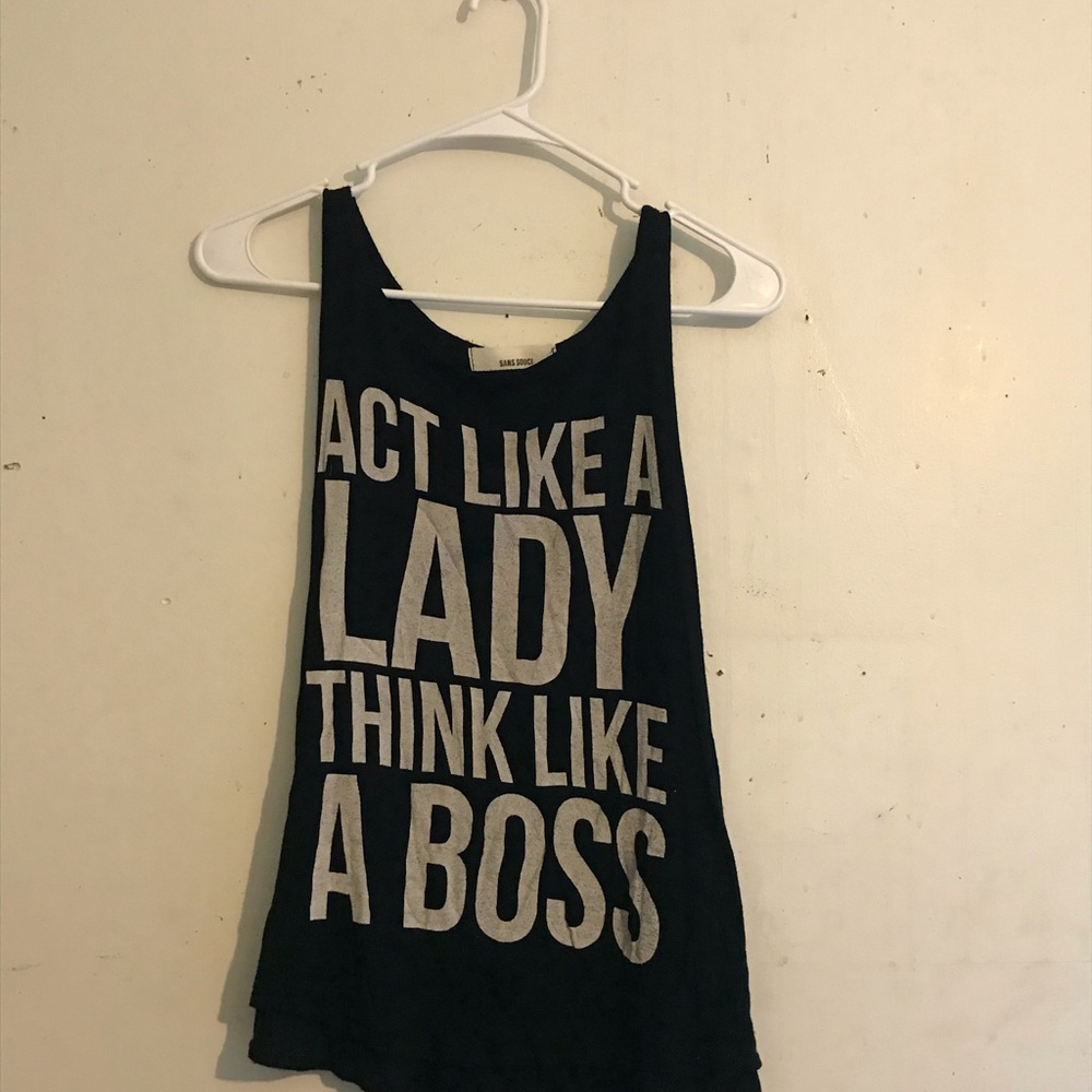 SANS SOUCI SIZE M Act like a lady tank top